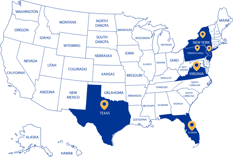 JLJ Capital lending footprint across the United States